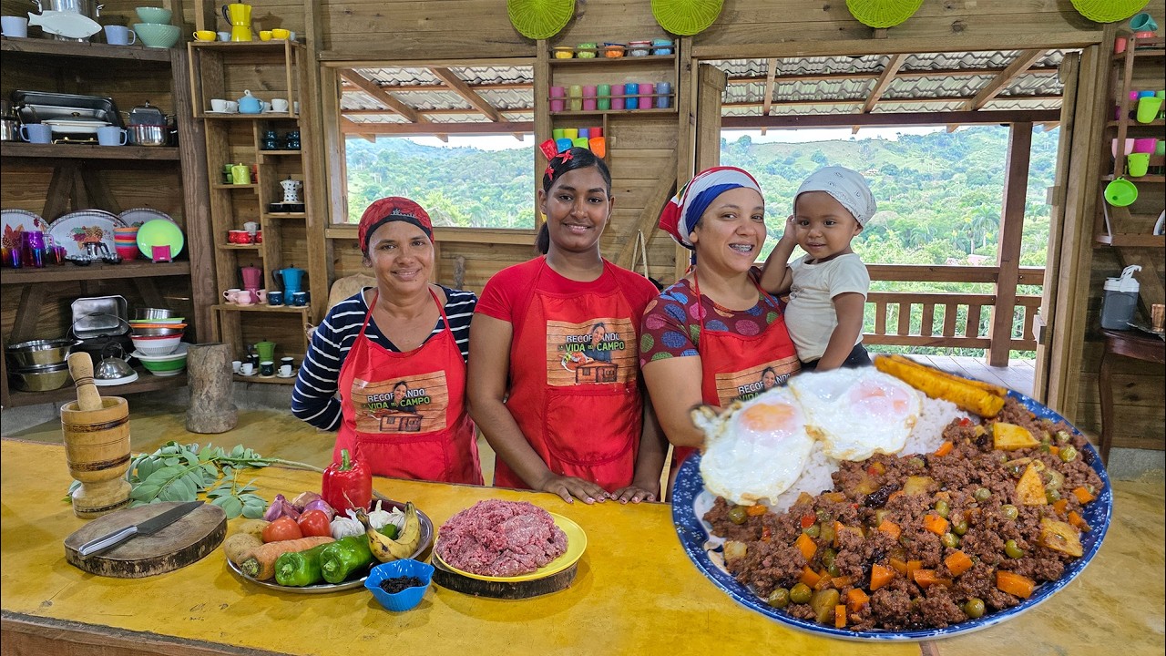 Una Cubana Llega A Darle Sabor a La Cocina De Leña. La Vida Del Campo