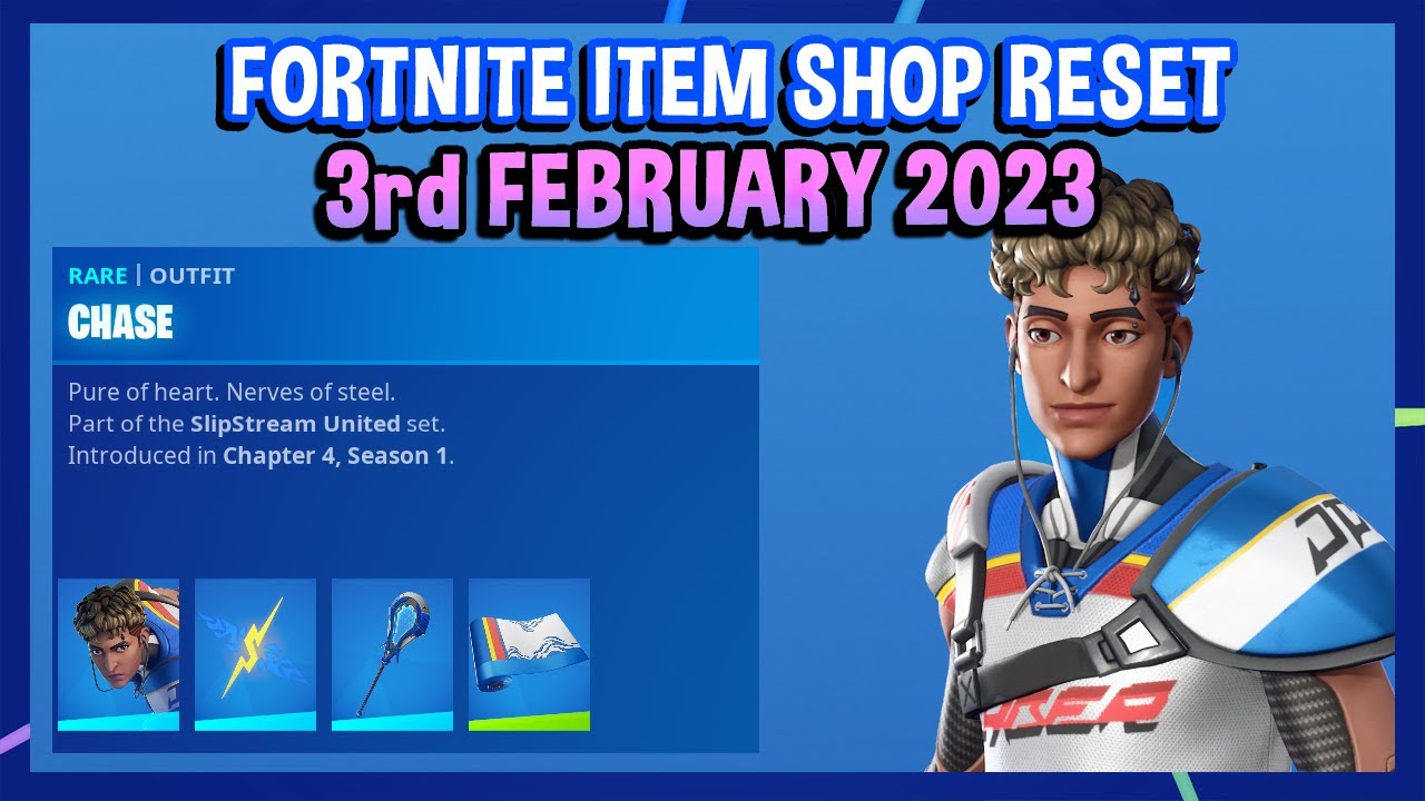*NEW* SLIPSTREAM UNITED BUNDLE! (Fortnite Item Shop Reset 3rd February 2023) YouTube