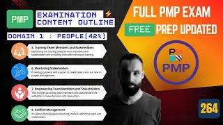 ⚡264- PMP Examination Content Outline | People Domain Tasks 5–6 | Full PMP Exam Prep Course