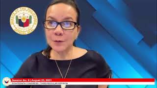 Senate Session No. 6 (August 23, 2021)