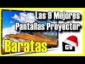 📺📽️ Las 9 MEJORES Pantallas para Proyectores BARATAS de Amazon [2022]✅[Calidad/Precio] Enrollables