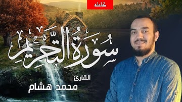 تلاوة هادئة تريح القلب 🤍| سورة التحريم  - القارئ محمد هشام