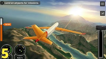 Airplane Simulator Game - Flight Pilot Simulator 3d Free / Professional Missions - Android Gameplay
