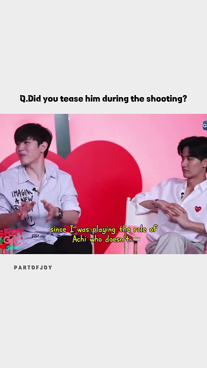 He had to control himself from teasing him!!? 🤣🤣 #TayNew #CherrymagicTH #Tawan_V #Newwiee