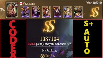 Immortal Codex Conqueror - SS team  no Atrox no Cerberus no Ardea no Constance