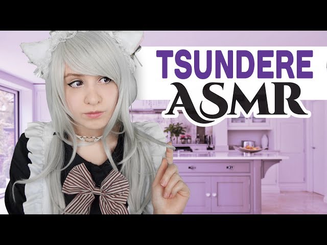 Cosplay ASMR - TSUNDERE Cat-Maid Roleplay ~ In the Kitchen