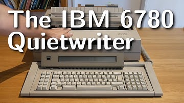The IBM 6780 Quietwriter: teardown and demo