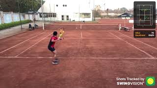 Tennis match with Hossam Ali screenshot 2