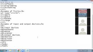 HTML Lecture 4
