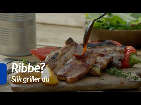 Video: Hvordan Grille Ribbe Med Sursøt Saus