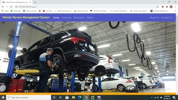Vehicle Service Management System || Engineering Project || Final Year Project || Python Project ||