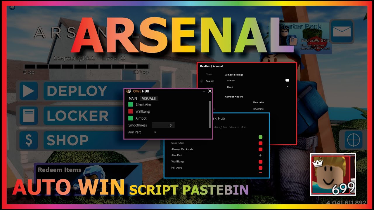 ARSENAL Script Pastebin 2022 AUTO AIM BOT SILENT AIM & MORE - YouTube.