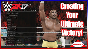 Creating Your Own Stylish Victory Scene! (WWE 2K17 Walkthrough)
