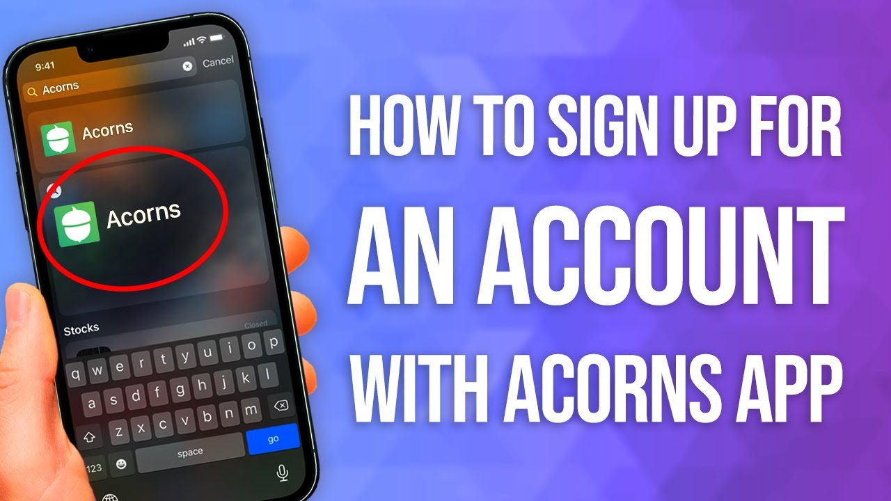 How To Sign Up For An Account With The Acorns App: Quick Guide! - YouTube