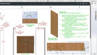 47, Online SolidWorks Extras – Swept Features – Swept Boss/Base, Swept Cut – Design a Cabinet Door
