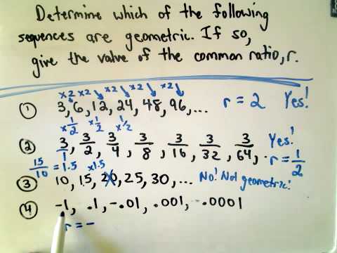 A Quick Intro to Geometric Sequences