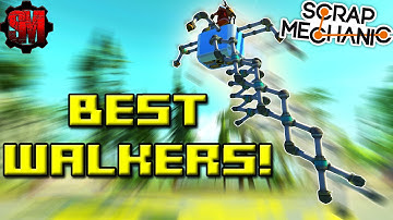 WACKY WALKERS! [Workshop Hunters 4] - Scrap Mechanic Multiplayer Ep33