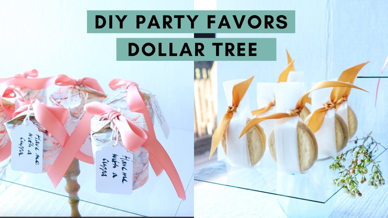 4 DIY Party Favors, Dollar Tree