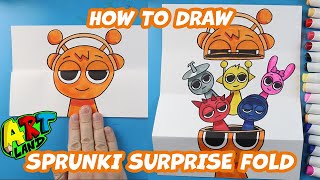 How to Draw a Sprunki Folding Surprise