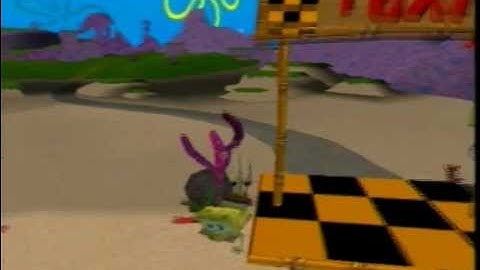 Spongebob Squarepants Battle for Bikini Bottom: Major  out of bounds glitch