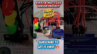 ESP32 + MQ-2 Gas Detector 🔥 Coming Soon!