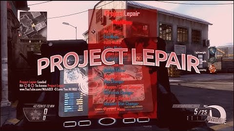 [PS3] Project Lepair Black Ops 2 GSC Mod Menu [1.19] [DOWNLOAD]