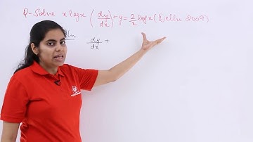 Class 12th – Differential Equations Miscellaneous Problem Example-2 | Tutorials Point