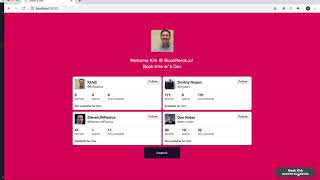 Book A Dev dApp Prototype on Blockstack