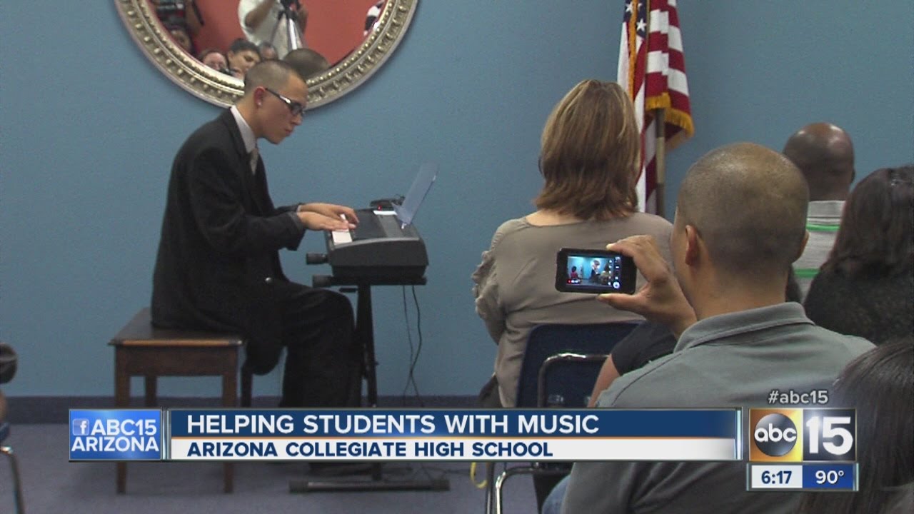 Helping students with music