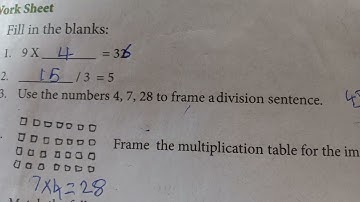 5th standard bridge course book maths Day 7 fill in the blanks 3rd answer