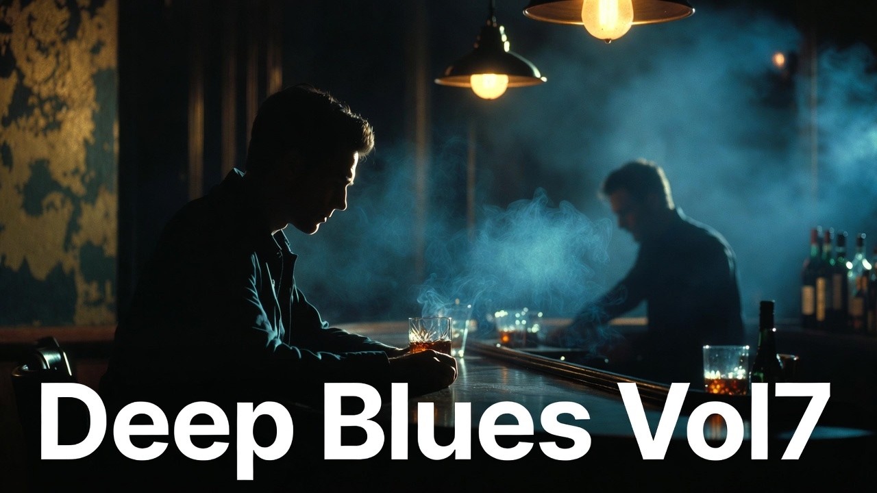 1 Hour Deep Dark Blues | Emotional Male Vocal Blues Mix vol 7