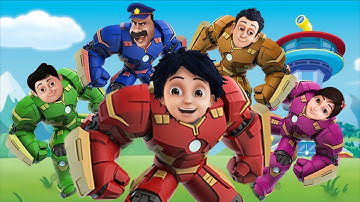 Shiva ANTV Transform into HULKBUSTER Finger Family Song Superhero Family for Kids and Toddlers