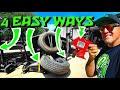 4 Best Ways To Change A Tire At Home. How-to Un-Seat A Tire Bead From The Rim.