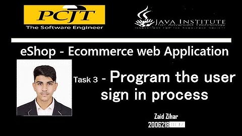 Web Project Task 03 | 1st Year | Semester 01 | Java Institute | Zaid Zihar
