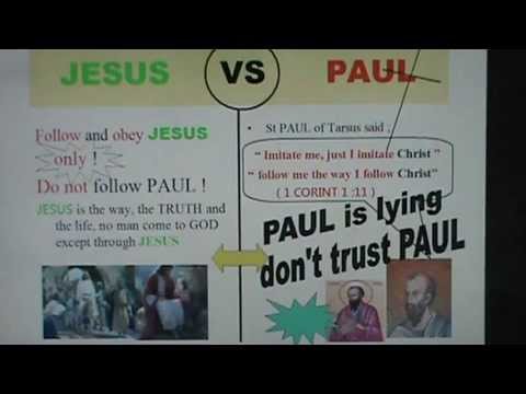 Did St PAUL really imitate & follow JESUS ? no ! JESUS VS PAUL ( part 4 ...