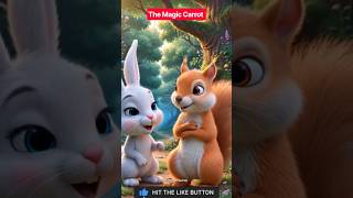 Kids Story About Sharing: The Magic Carrot | Bedtime Tale 🐰#MagicCarrot #KidsStory #shorts