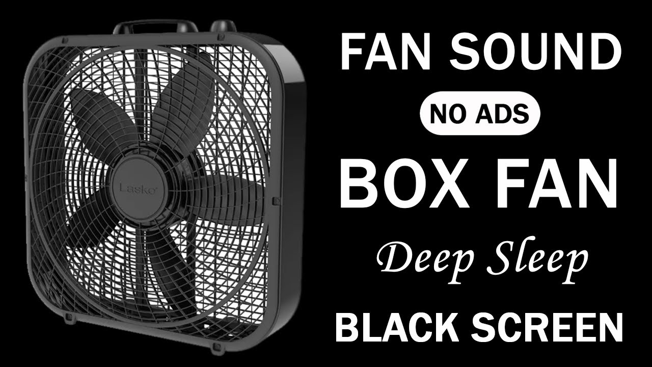 Ultimate Box Fan Noise | 10 Hours White Noise for Deep Relaxation & Sleep | Black Screen