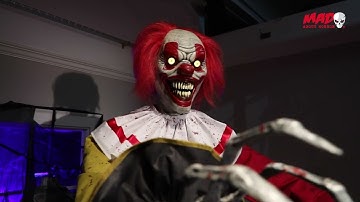 NEW FOR 2022 - FIRST LOOK - Pesky the Clown Animated Halloween Prop