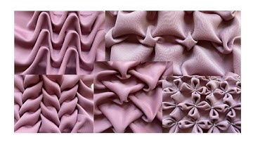 5 DIFFERENT SMOCKING DESIGNS | Part 2 Canadian Smocking Techniques | Didsbury Art Studio