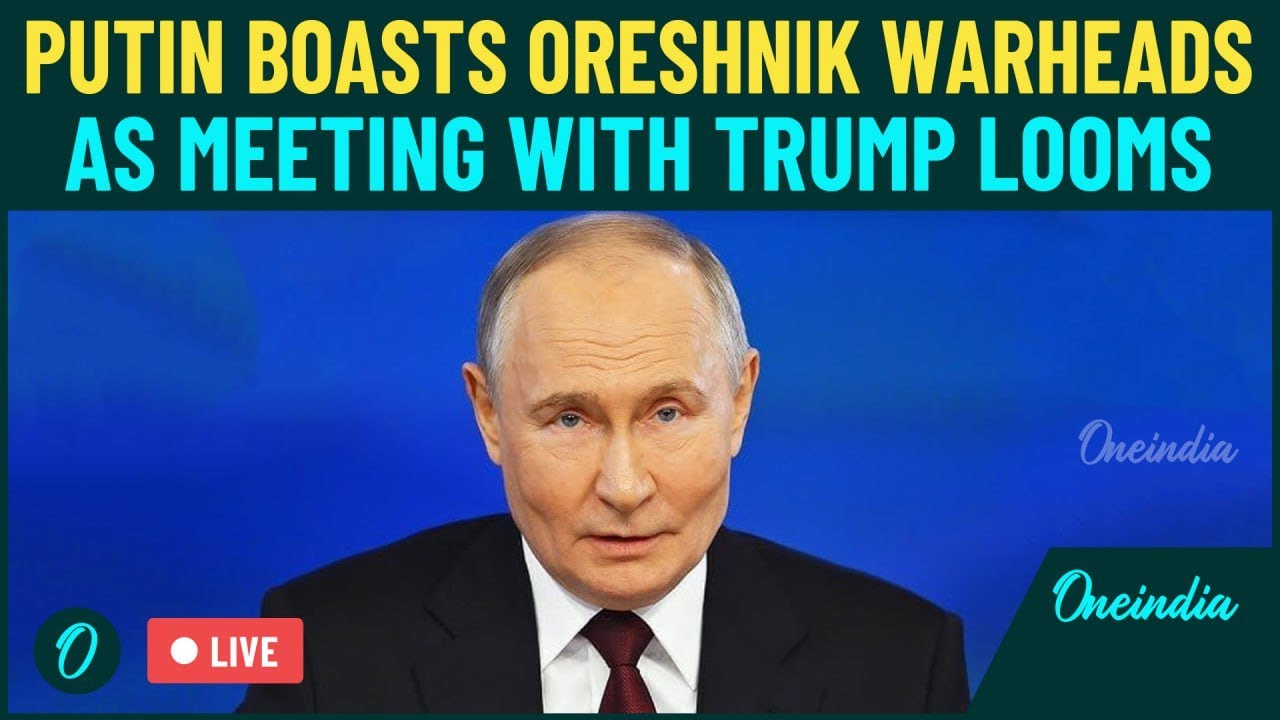 LIVE| Putin Drops Bombshell at Moscow AI Summit Amid Trump Talks; Unveils Oreshnik Warheads’ Power