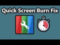 Screen Burn Fix Stuck pixel any oled and amoled screen SUPERFAST QUICK FIX 60 MINS