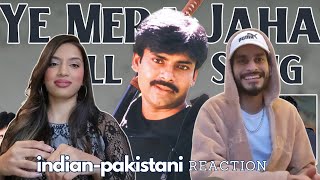 YE MERA JAHA Song Reaction | Kushi | Telugu Movie 4K Video Song | #pawankalyan