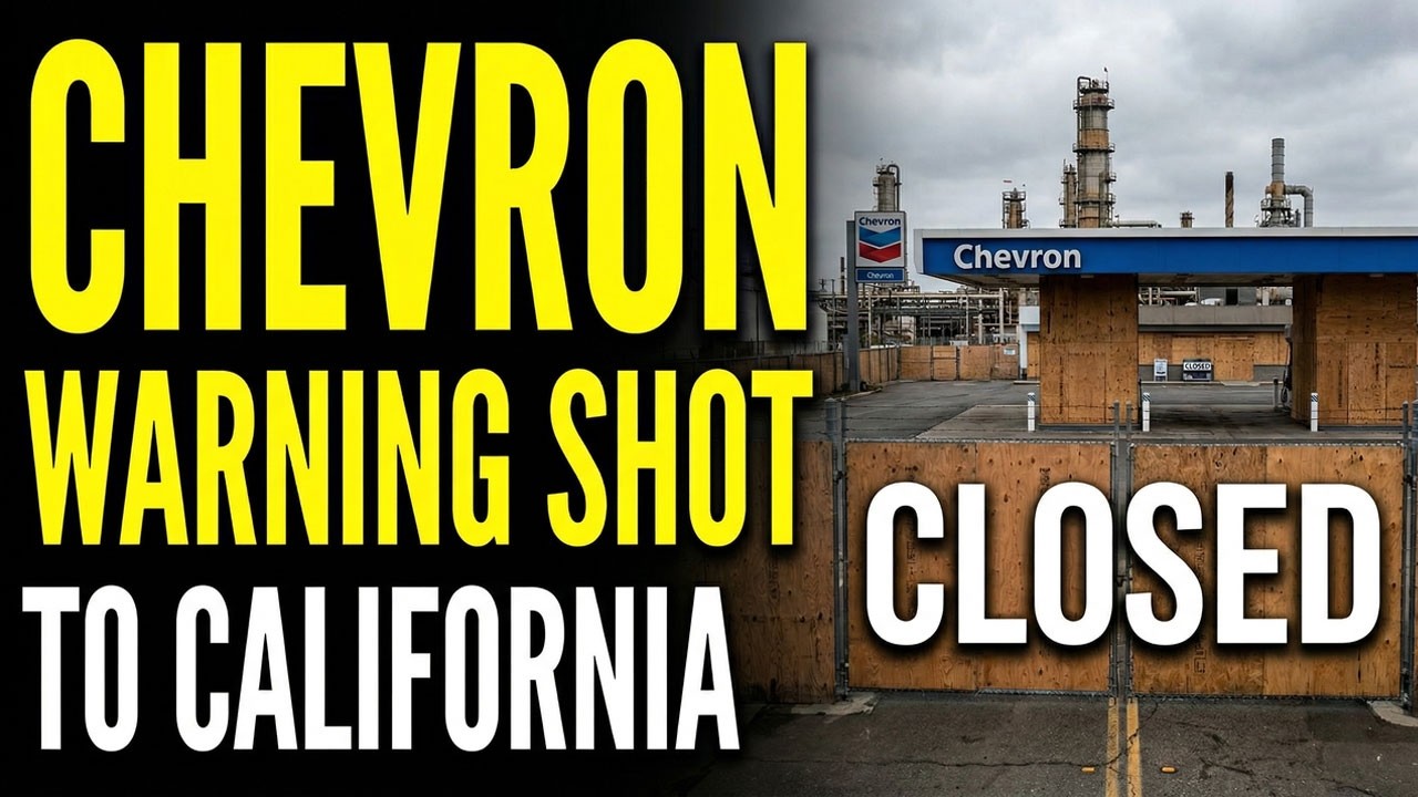 Chevron California Refinery Warning to Newsom on Closures 1 YouTube player