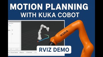 Autonomous Movement with KUKA Collaborative Robot (RViz Simulation) #Automation #AI #Robot