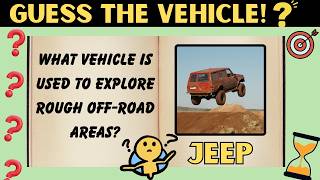 Guess the Vehicle! 🚗 Fun Quiz for Kids (Can You Get All 50?)