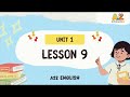 A2Z English – Unit 1 Lesson 9 | Sp St Sk