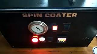 spin coating unit (programmable)installation and demo video