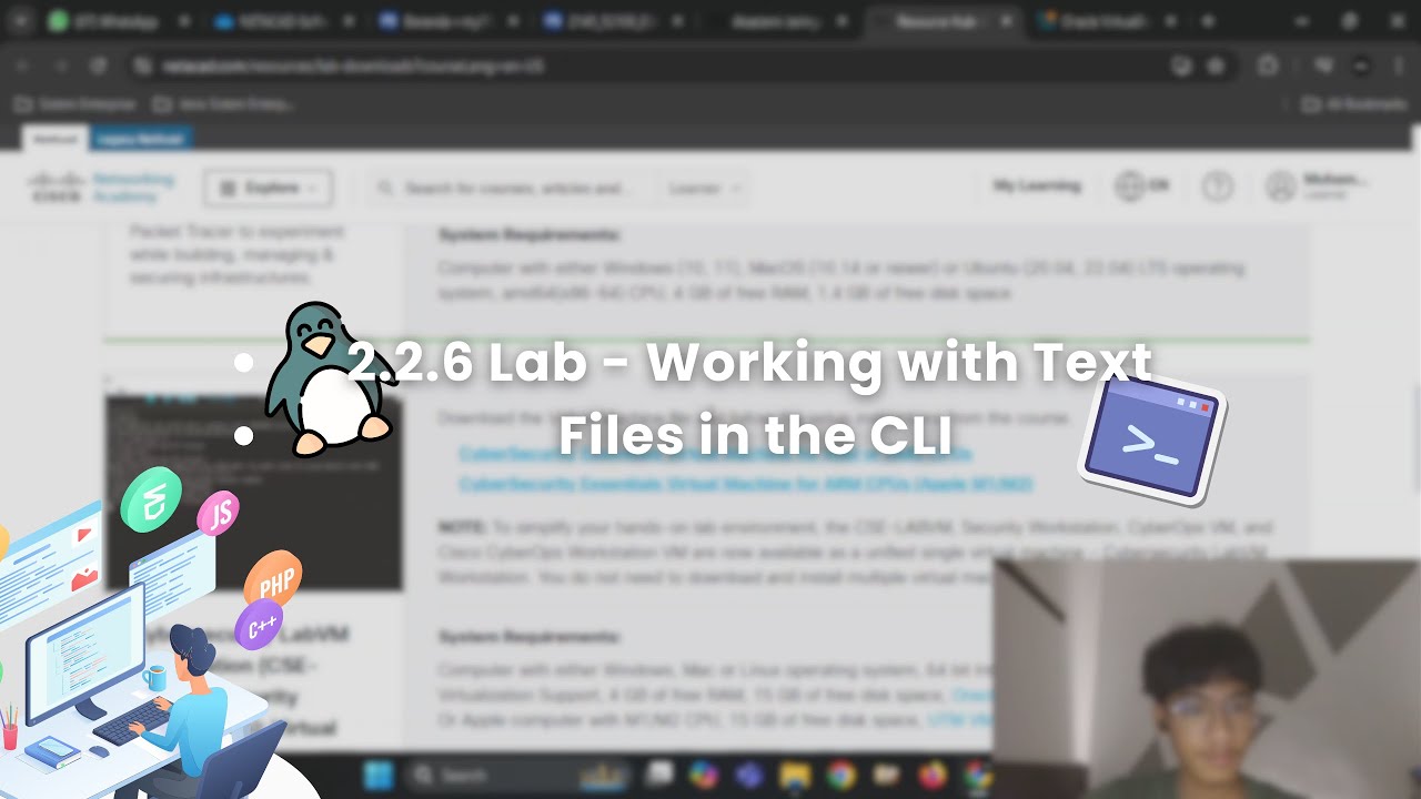 2.2.6 Lab - Working with Text Files in the CLI - YouTube