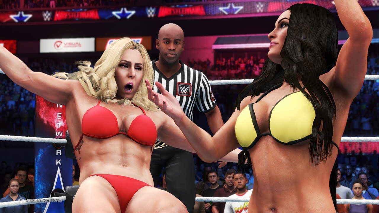 Nikki Bella vs. Charlotte Flair (WWE 2K20) - Bikini Girl Fights 😍 - YouTub...