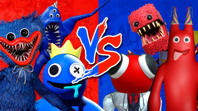 Nabnab (Garten of Banban) Vs Blue (Rainbow Friends) - Batalha de